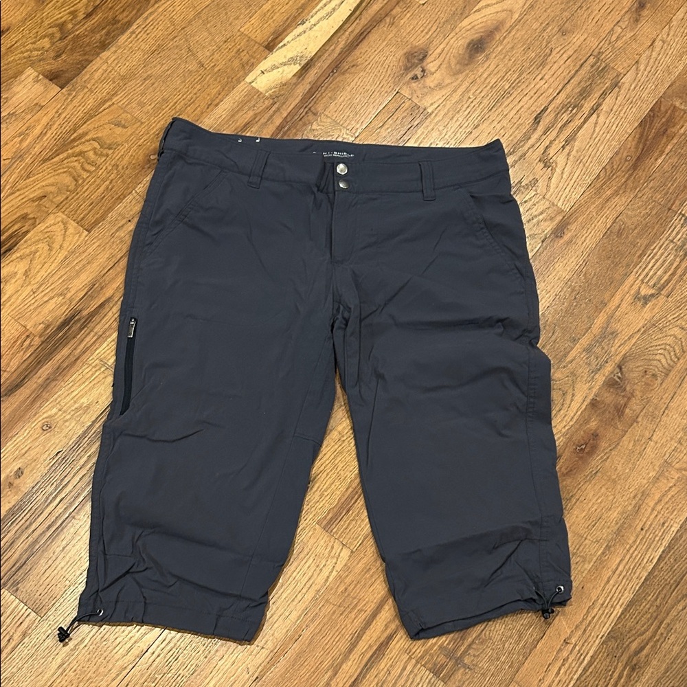 Charcoal Knee-Length Cargo Shorts